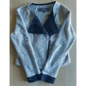 BNCI by Blanc Noir Cropped Sweater Jacket Size Medium